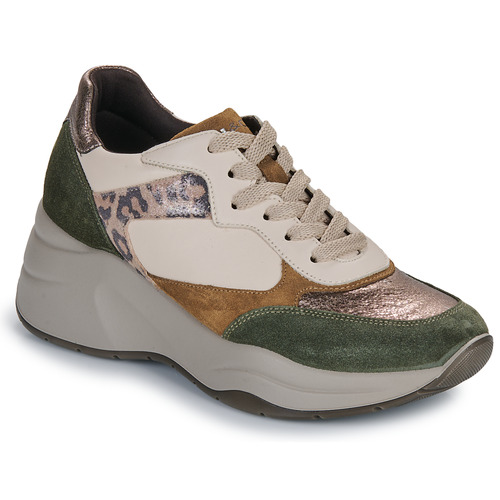 Skor Dam Sneakers IgI&CO D.ENOLA Beige / Kaki / Cognac