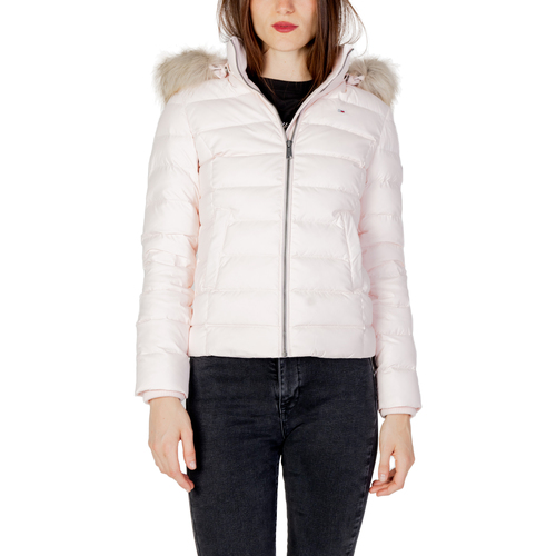 textil Dam Täckjackor Tommy Hilfiger TJW BASIC HOODED DW0DW08588 Rosa