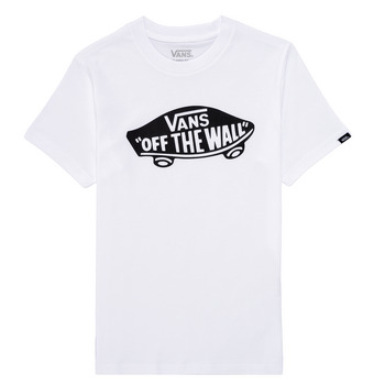 textil Barn T-shirts Vans STYLE 76 SS Vit