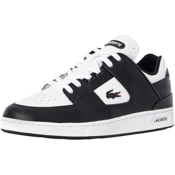 Skor Herr Sneakers Lacoste Court Cage 224 1 SMA Läder Trainers Svart