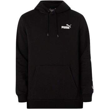 textil Herr Sweatshirts Puma Tape Pullover Hoodie Svart