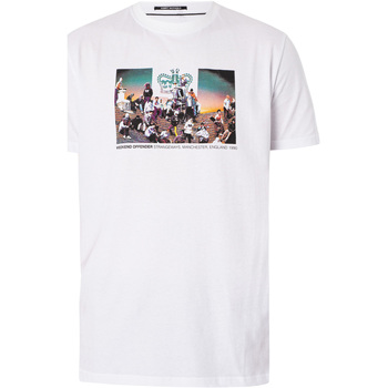 textil Herr T-shirts Weekend Offender Strangedays Grafisk T-shirt Vit