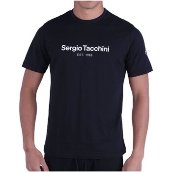 textil Herr T-shirts Sergio Tacchini 40514 Svart