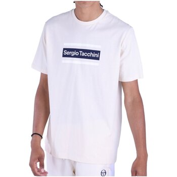 textil Herr T-shirts Sergio Tacchini 40527 Beige