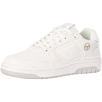 Skor Herr Sneakers Sergio Tacchini Milano Synthetic Casual Trainers Vit