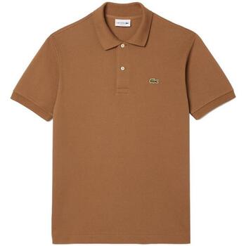 textil Herr T-shirts & Pikétröjor Lacoste Classic Fit Polo Shirt Cookie Brun