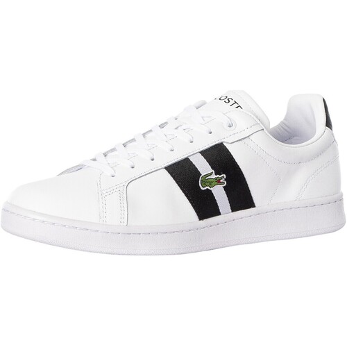 Skor Herr Sneakers Lacoste Carnaby Pro Cgr 124 1 Sma Läder Trainers Vit