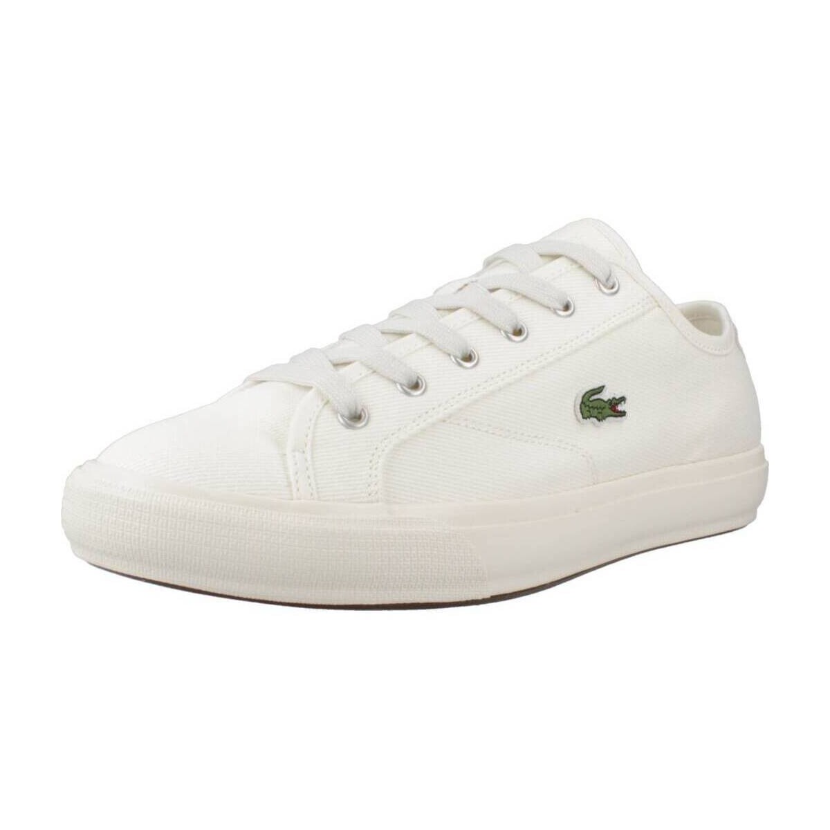 Skor Herr Sneakers Lacoste BACKCOURT TEXTILE Vit