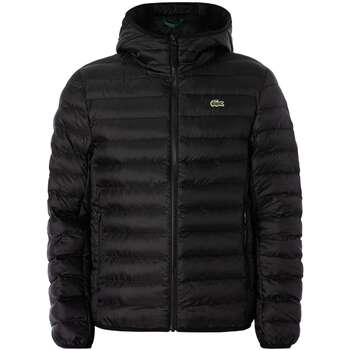 textil Herr Sweatjackets Lacoste Quiltad puffad jacka Svart