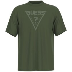 textil Herr T-shirts Guess Z4BI02 I3Z14 Grön