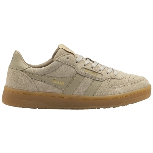 Skor Dam Sneakers Gola HAWK SUEDE 86 Beige