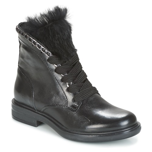 Skor Dam Boots Mjus CAFE LACE Svart