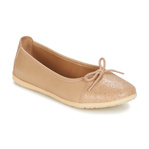 Skor Flickor Ballerinor Kickers EDANA Beige