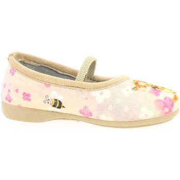 Skor Flickor Ballerinor La Maison De L'espadrille 6332 Beige