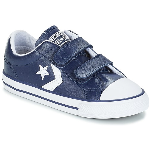 Skor Barn Sneakers Converse STAR PLAYER EV V OX Navy / Vit