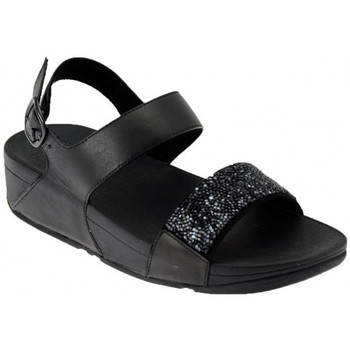 Čevlji  Ženske Modne superge FitFlop FitFlop SPARKLIE CRYSTAL SANDAL Črna