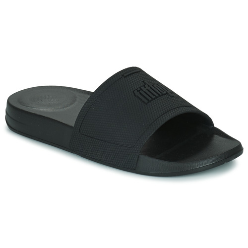 Čevlji  Ženske Natikači FitFlop Iqushion Pool Slide Tonal Rubber Črna