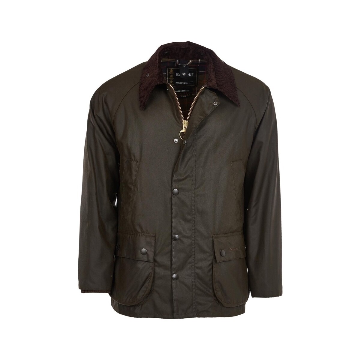 Oblačila Moški Plašči Barbour Classic Bedale Wax Jacket - Olive Zelena