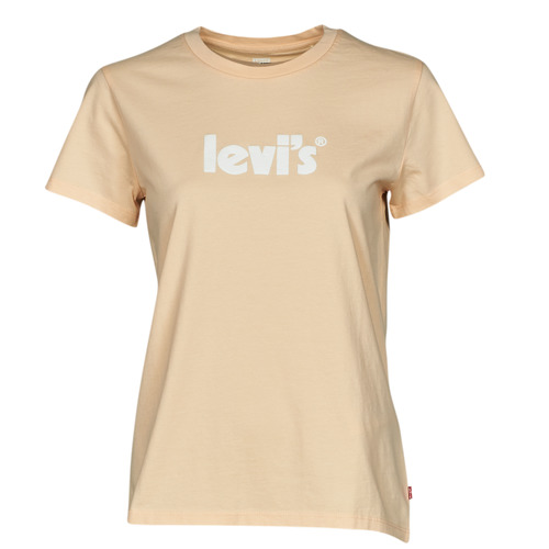 Oblačila Ženske Majice s kratkimi rokavi Levi's THE PERFECT TEE Peach