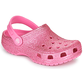 Čevlji  Otroci Cokli Crocs CLASSIC GLITTER CLOG K Rožnata / Bleščeča