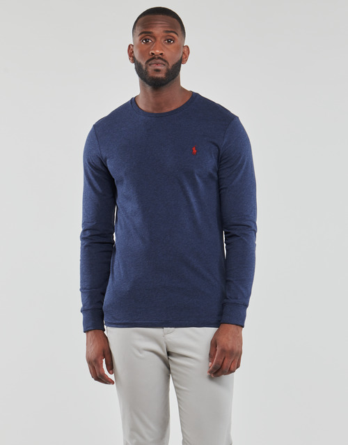 Polo Ralph Lauren K224SC08-LSCNCMSLM5-LONG SLEEVE-T-SHIRT Modra / Spring