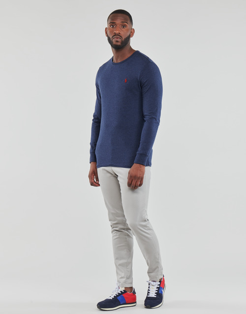 Polo Ralph Lauren K224SC08-LSCNCMSLM5-LONG SLEEVE-T-SHIRT Modra / Spring