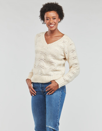 Pieces PCBIBBI LS V-NECK KNIT