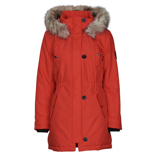 Oblačila Ženske Parke Only ONLIRIS FUR WINTER PARKA CC OTW Rdeča