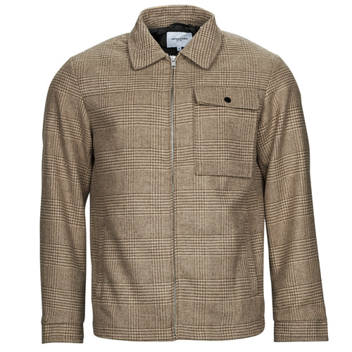 Oblačila Moški Plašči Jack & Jones JJJOHNSON WOOL JACKET Bež