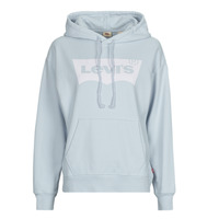 Oblačila Ženske Puloverji Levi's GRAPHIC STANDARD HOODIE Modra