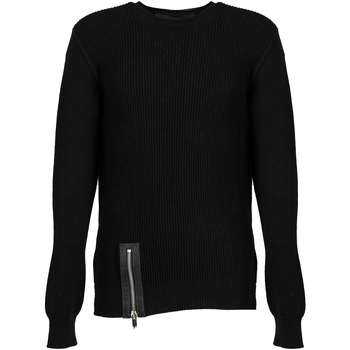 Oblačila Moški Puloverji Les Hommes LKK110 607L | Jumper with Zip Črna