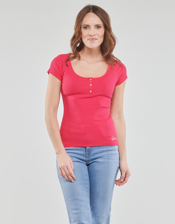 Guess SS KARLEE JEWEL BTN HENLEY