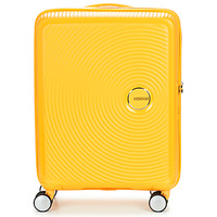 Torbice Trdi kovčki American Tourister SOUNDBOX SPINNER 55/20 TSA EXP Rumena