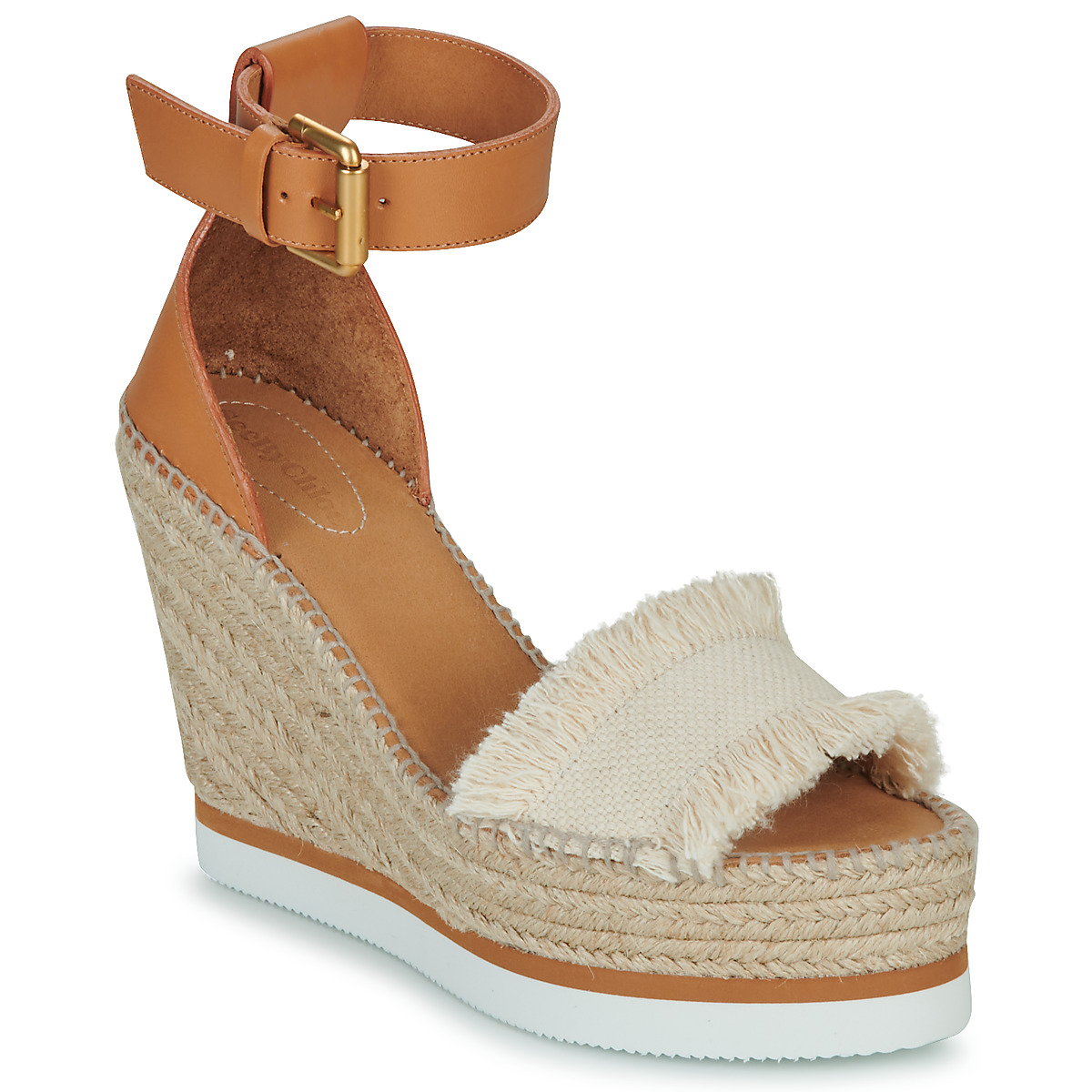 Čevlji  Ženske Espadrile See by Chloé GLYN SB26152 Bež