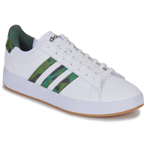 Čevlji  Moški Nizke superge Adidas Sportswear GRAND COURT 2.0 Bela / Kamuflaža