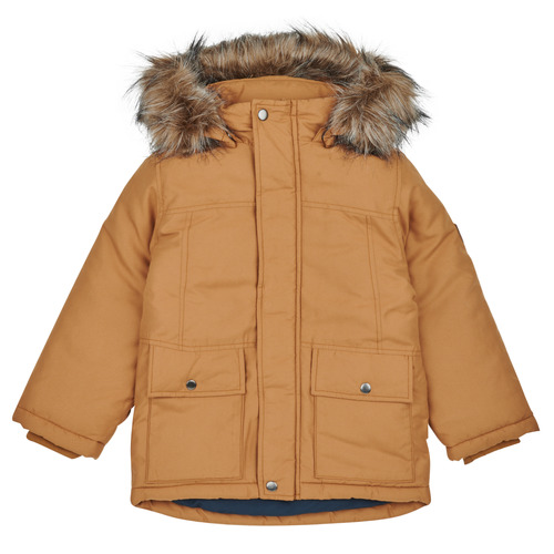 Oblačila Dečki Parke Name it NKMMARLIN PARKA JACKET PB SOUTH Rjava