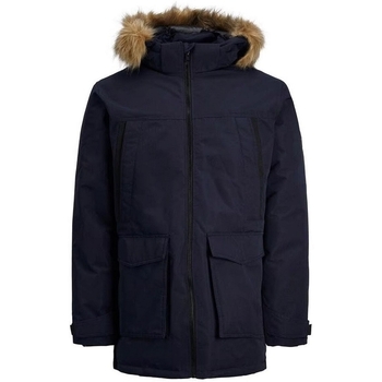 Oblačila Moški Plašči Jack & Jones JJECRAFT PARKA SN Modra