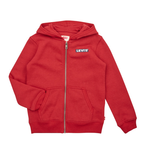 Oblačila Dečki Puloverji Levi's LVN BOXTAB FULL ZIP HOODIE Rdeča