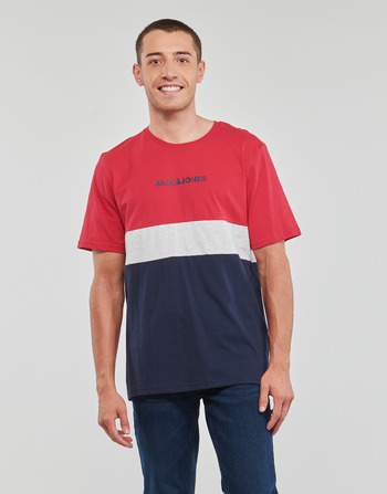 Jack & Jones JJEREID BLOCKING TEE SS