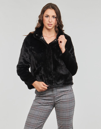 Oblačila Ženske Jakne Only ONLNEWVIDA FAUX FUR JACKET CC OTW Črna