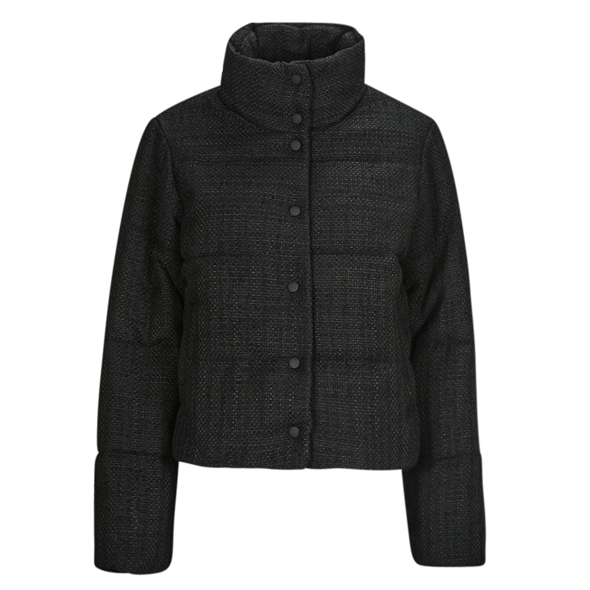 Oblačila Ženske Puhovke Only ONLWIKI BOUCLE MIX PUFFER JACKET OTW Črna