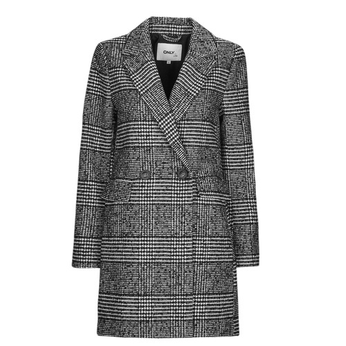 Oblačila Ženske Plašči Only ONLNEWSELENA MINNA LIFE WOOL COAT CC OTW Črna