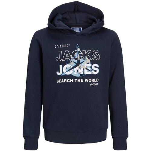 Oblačila Dečki Puloverji Jack & Jones  Modra