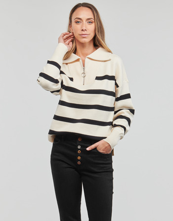 Vero Moda VMSABA STRIPE LS HIGHNECK BLOUSE GA NOOS