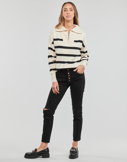 Vero Moda VMSABA STRIPE LS HIGHNECK BLOUSE GA NOOS