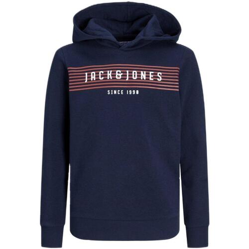 Oblačila Dečki Puloverji Jack & Jones  Modra