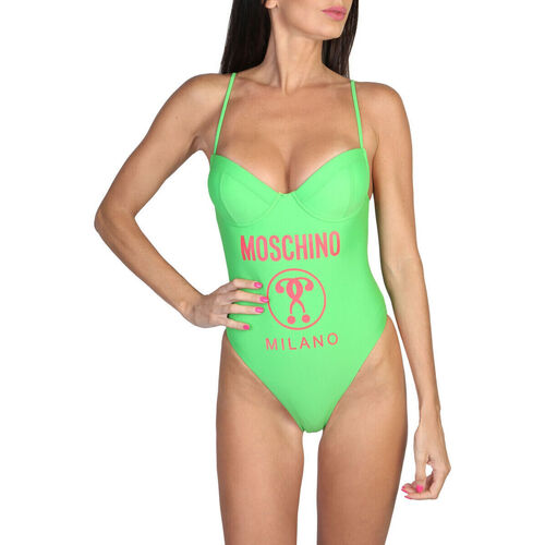 Oblačila Ženske Kopalke ločene Moschino A4985 4901 A0396 Green Zelena