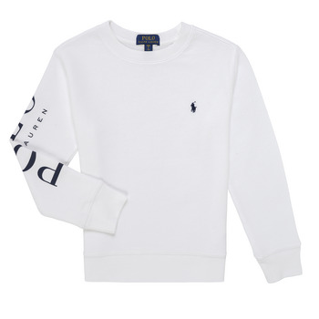 Oblačila Otroci Puloverji Polo Ralph Lauren LS CN-KNIT SHIRTS-SWEATSHIRT Bela