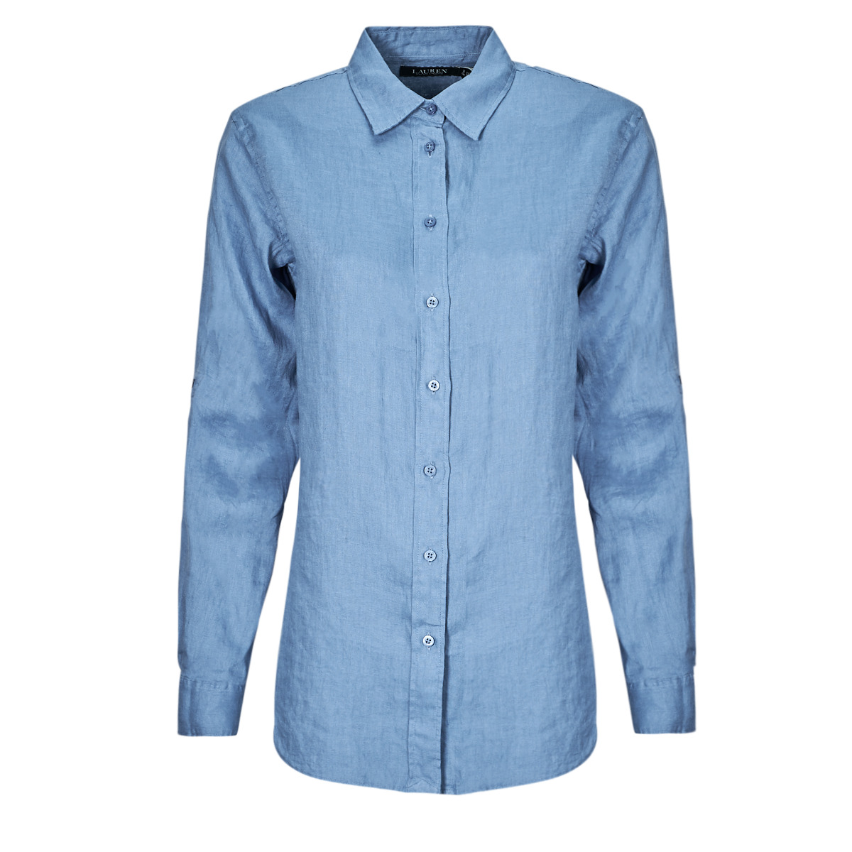 Oblačila Ženske Srajce & Bluze Lauren Ralph Lauren KARRIE-LONG SLEEVE-SHIRT Modra