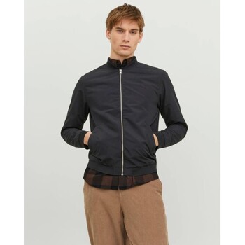 Oblačila Moški Plašči Jack & Jones 12237749 EROY BOMBER JACKET Črna